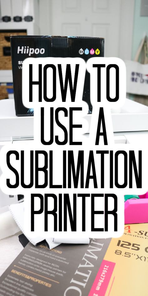 Learn how to use a sublimation printer from start to finish! Includes resizing designs, printing, and pressing your project! #sublimation #sublimationprinter #dyesublimation How To Use A Sublimation Printer, How To Print Sublimation Designs, How To Sublimation Printing, How To Make A Sublimation Design, Sawgrass Sublimation Printer Projects, How To Print Sublimation Transfers, Sublimation Printer Projects, How To Make Sublimation Shirts, How To Sublimate