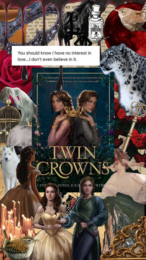 Two Twisted Crowns Fanart, Twin Crowns Wren And Tor Fanart, Twin Crowns, Crown Of Feathers Fanart, Twin Crowns Fanart, You Should See Me In A Crown Wallpaper, Crown Background, Three Dark Crowns Book, Crown Aesthetic