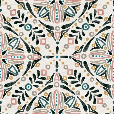 Surface Pattern Design Inspiration, Crochet Sheep, Pattern Design Inspiration, Print Inspiration, Medallion Design, Beautiful Watercolor, Pattern Illustration, Watercolor Pattern, Textile Patterns