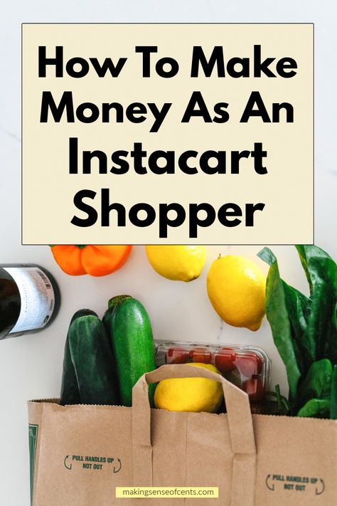 Instacart Shopper Review: How much do Instacart Shoppers earn? Do you want to make money driving for Instacart? This Instacart Shopper Review will show you how it works and how much money you can make. Instacart Shopper, Earn Extra Cash, Making Extra Cash, Earn More Money, Earn Cash, Delivery Groceries, Extra Cash, Home Based Business, Make More Money