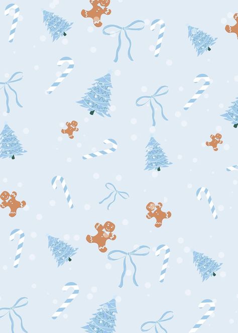 Preppy Holiday Wallpaper, Light Blue Aesthetic Christmas, Baby Blue Christmas Wallpaper, Blue Christmas Asthetics, Christmas Wallpapers Aesthetic Ipad, Preppy Xmas Wallpaper Ipad, Cute Snowflake Wallpaper, Blue Christmas Phone Wallpaper, Blue Christmas Iphone Wallpaper