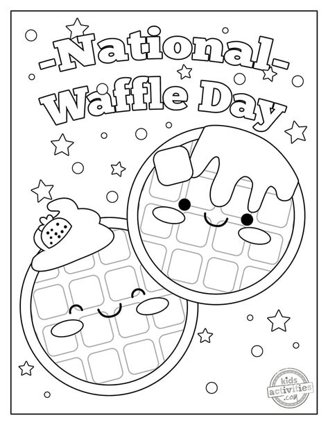 The Complete Guide to Celebrating National Waffle Day on August 24, 2024 Waffle Craft, National Waffle Day, Waffle Day, Library Crafts, Library Activities, Pre K Activities, Summer Cooking, Classroom Crafts, Activity Ideas