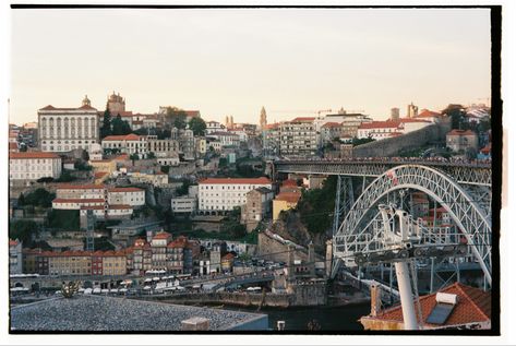 Landscape of Porto, Portugal. Captured on analog Kodak film 35mm. #porto #landscape #analog #film #photography #fashion #portugal #streetphotography Portugal On Film, Film Photography Fashion, Kodak Film, Porto Portugal, 2024 Vision, Photography Fashion, Film Photography, Street Photography, Vision Board