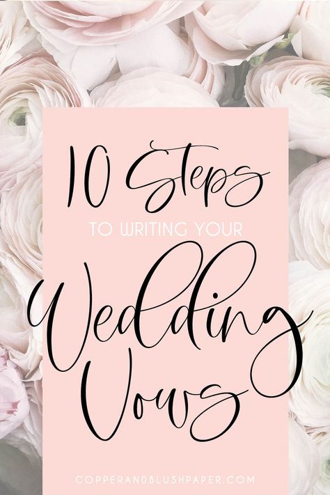 How To Write A Vow Marriage, Creative Ways To Display Wedding Vows, Wedding Vows Format, Write Vows To Husband, Vow Ideas How To Write, Shared Wedding Vows, Writing My Vows, How To Write Wedding Vows To Wife, Wedding Vows Paper