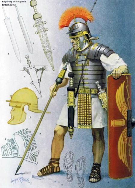 Roman Soldier - c. 200 AD - iconic fully pimped with Lorica segmentata Imperiul Roman, Roman Armor, Ancient Warrior, Warriors Illustration, Roman Soldier, Roman Warriors, Historical Warriors, Roman Legion, Empire Romain