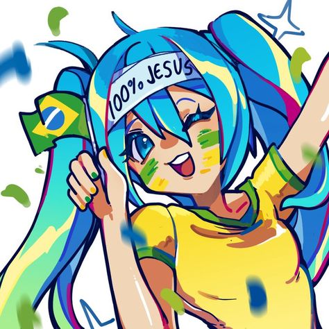 min ✦ ⋆ ₊ ‧ . no Twitter: "go bostil https://t.co/ddBKun3BFM" / Twitter Brazilian Miku Cosplay, Miku Brazilian, Brazilian Hatsune Miku, Brazilian Miku, Hatsune Miku, Fortnite, Drawing Reference, Vocaloid, Art Style