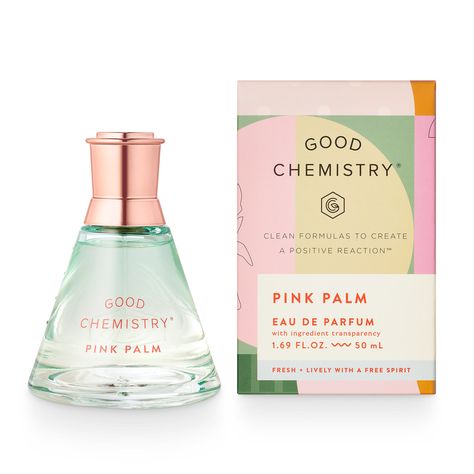 Good Chemistry Perfume, Perfume Suggestions, Good Chemistry, Fragrance Bottles, Pink Perfume, Perfume Packaging, Makeup Stuff, Vacation Vibes, Perfume Scents