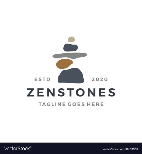 Stone Logo Design, Hm Logo, Zen Logo, Stone Logo, Balance Logo, Don Pedro, Resort Logo, Text Logo Design, Industry Logo