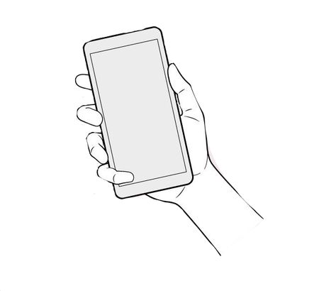 Drawing Of Someone Holding A Phone, Person On The Phone Drawing, Person Texting On Phone Reference, Phone On Table Drawing, How To Draw Someone Holding A Phone, Looking At Phone Drawing Reference, Phone Pose Reference Drawing, On Phone Drawing Reference, On The Phone Drawing Reference