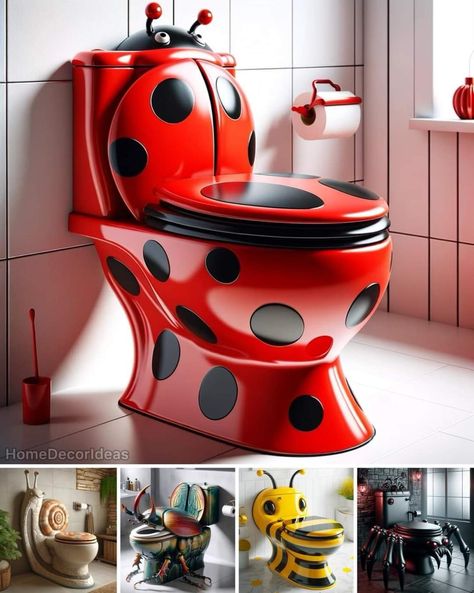 Cool Toilets, Weird Furniture, Luxury Toilet, Fantasy Furniture, Unusual Furniture, Unique Furniture Design, Whimsical Furniture, Quirky Decor, Toilet Design