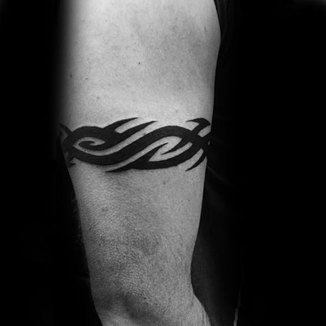 Sharp Guys Upper Arm Armband Black Ink Tribal Tattoos Upper Arm Band Tattoos For Men, Nature Armband Tattoo Design, Arm Band Tattoo Designs For Men, Upper Arm Band Tattoo For Women, Band Tattoo Men, Upper Arm Band Tattoo, Upper Armband Tattoo, Mens Upper Arm Tattoo, Armband Tattoo Mann