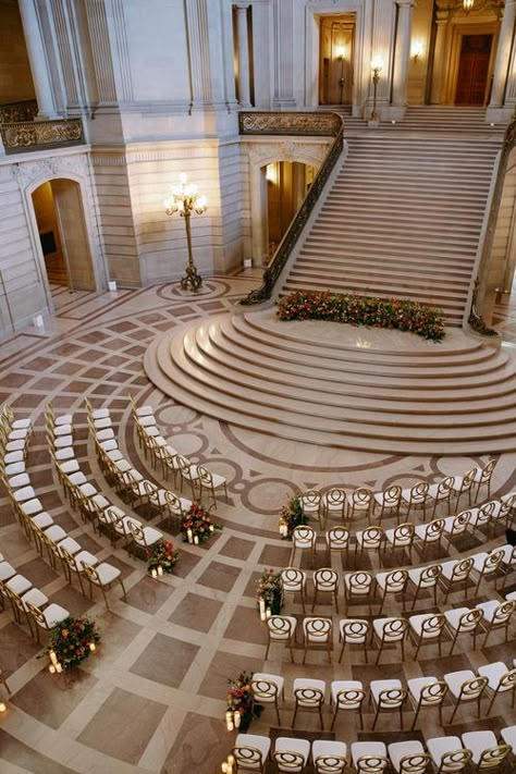 plan-a-wedding-at-San-Francisco-City-Hall San Fran Wedding, San Francisco Wedding Venues, Classy Wedding Venues, San Francisco Wedding City Hall, Mediterranean Wedding Ideas, Mendoza Wedding, Marriage Vision Board, Coastal Wedding Ideas, Elopement Courthouse