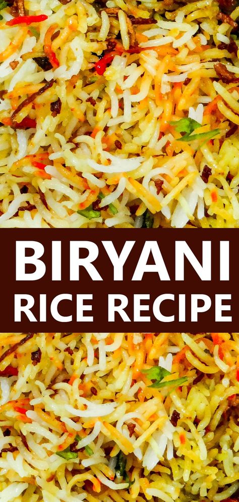 Biryani Rice Recipe - How to Cook Basmati Rice for Biryani Byrani Rice Recipe, Tofu Biryani Recipe, Kenyan Rice Recipe, Biryani Rice Chicken, How To Cook Basmati Rice In Rice Cooker, Indian Basmati Rice Recipes Easy, Indian Rice Recipes Biryani, Byriani Rice Recipe, How To Make Indian Rice