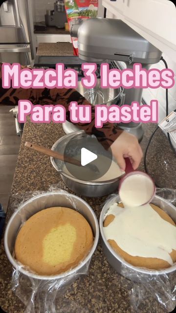 Pastel Tres Leches Receta, Layered Tres Leches Cake, Tres Leches Cake Decoration Ideas, Pastel Tres Leches, Three Milk Cake, Bike Cake, Bike Cakes, Tres Leches Cake, Milk Cake