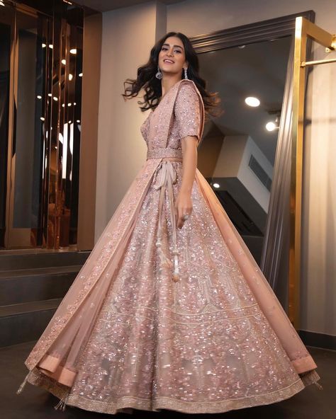 Swati Narula on Instagram: “The best fits for Team-Bride brought to you by Swati Narula. Dreamy silhouettes in soothing pastel hues, adorned with articulate swarovski…” Engagement Dress For Girl, Engagement Dress For Groom, Engagement Board, Indian Fits, Engagement Dress For Bride, Reception Outfits, Fashionable Saree, Dresses For Men, Latest Bridal Lehenga