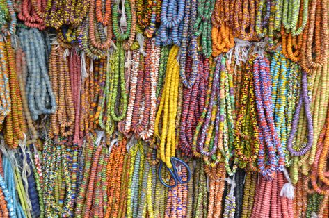 Ghana: Modifications that approach the appearance of ideal Ghanaian mothers of female babies tie beads at many of the body's joints in attempt to make the muscles develop in a way that will form the ideal shape. Baby Tie, Body Joints, Ideal Shape, Recycled Glass Bottles, Knowledge And Wisdom, African Culture, Family Heirloom, West Africa, Old Art