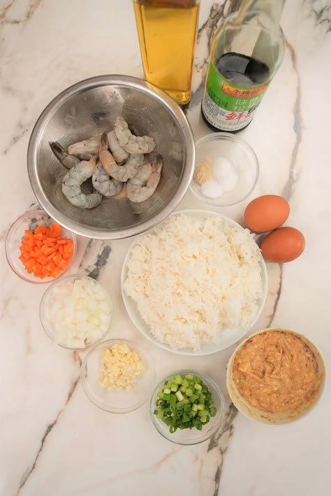 Benihana Fried Rice Recipe Copycat, Fried Rice Recipe Benihana, Benihana Fried Rice Garlic Butter, Benihana Fried Rice, Benihana Shrimp Fried Rice, Shrimp Fried Rice Natashas Kitchen, Shrimp Fried Rice Recipe, Beignet Recipe, Shrimp Fried Rice