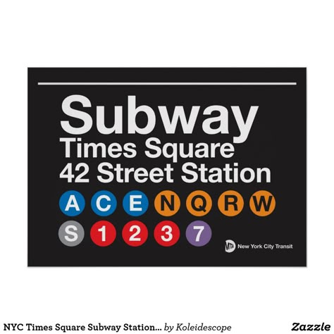 NYC Times Square Subway Station Sign Subway Poster, Ny Subway, New York Theme, Subway Sign, Metro Subway, Nyc Times Square, Subway Station, New York Subway, Portfolio Book