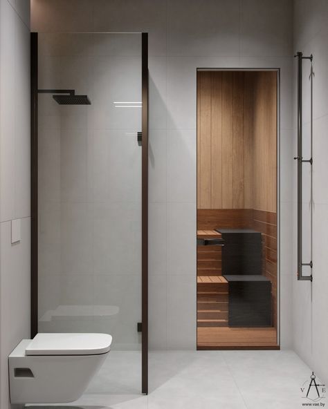 GAME in UNISON on Behance 2 Person Sauna In Bathroom, Sauna Bathroom Ideas Small Spaces, Sauna Ideas Indoor, Small Bathroom With Sauna, Bathroom Sauna Ideas, Bathroom With Sauna Layout, Shower Sauna Combo, Small Sauna Ideas, Sauna In Bathroom