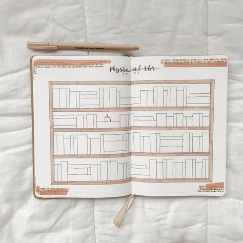 Physical Tbr Reading Journal, Tbr Bullet Journal, Tbr Reading Journal, Tbr Spread, Tbr Pile, Bullet Journal Ideas Templates, Creating A Bullet Journal, Calendar Ideas, Journal Spreads