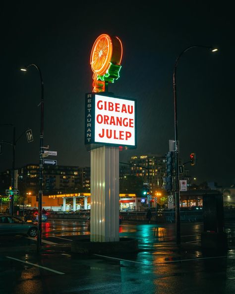 Montreal, Quebec 🍊 Orange Julep, Montreal Photography, Rail Transport, Hotel Motel, Montreal Quebec, Posters Framed, City Car, Gas Station, Image House