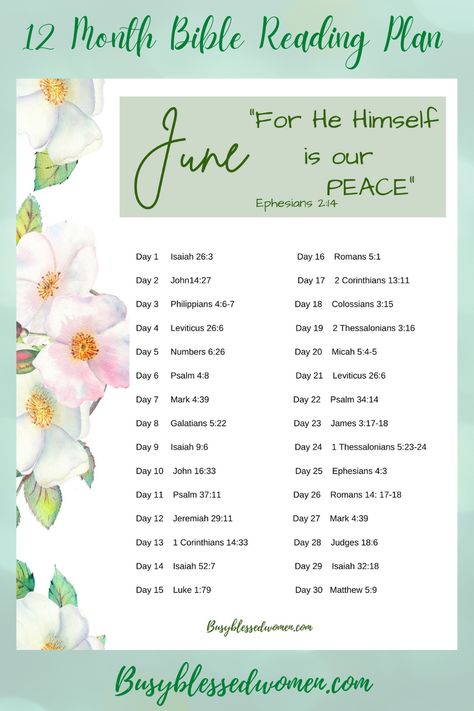 June Bible Reading Plan 2024, June Scripture Writing Plan, Monthly Bible Verses, June Scripture Writing Plan 2024, Bible Verse Painting, Bible Guide, Bible Verse Memorization, Bible Challenge, Scripture Writing Plans