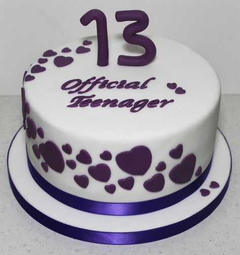 Cake Designs For Teenage Girl, Teen Cakes For Girls 13th Birthday, Cake Ideas For 13th Birthday Girl, Birthday Cake 13 Girl, 13 Birthday Cake For Teens, Teenager Birthday Cake, Official Teenager Cake, Pandora Cake, 13th Birthday Cake