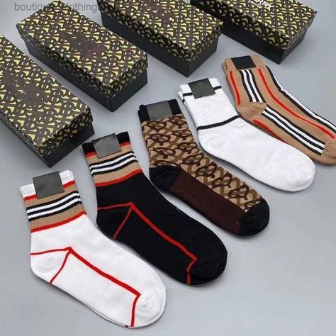 none Burberry Socks, Mens Socks Fashion, Winter Socks, Designer Socks, Sport Socks, Affordable Luxury, School Fashion, Mens Socks, Socks Women