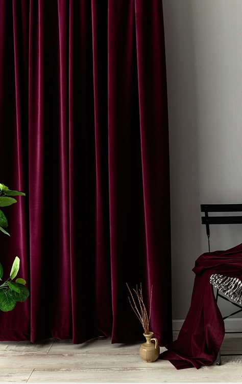 Welcome to my channel where I explore the captivating world of velvet curtain designs! Join me as I dive into the luxurious texture, rich color options, and opulent style of velvet curtains. Discover how these curtains can transform your space into a cozy and elegant retreat. From light control and insulation to sound absorption, velvet curtains offer both functionality and beauty. Stay tuned for tips on styling, maintenance, and versatile pairings with other window treatments. Don't miss out on Red Curtains Living Room, Maroon Curtains, Velvet Curtains Bedroom, Burgundy Bedroom, Burgundy Curtains, Red Velvet Curtains, Red Drapes, Velvet Drapes, Curtain Styles