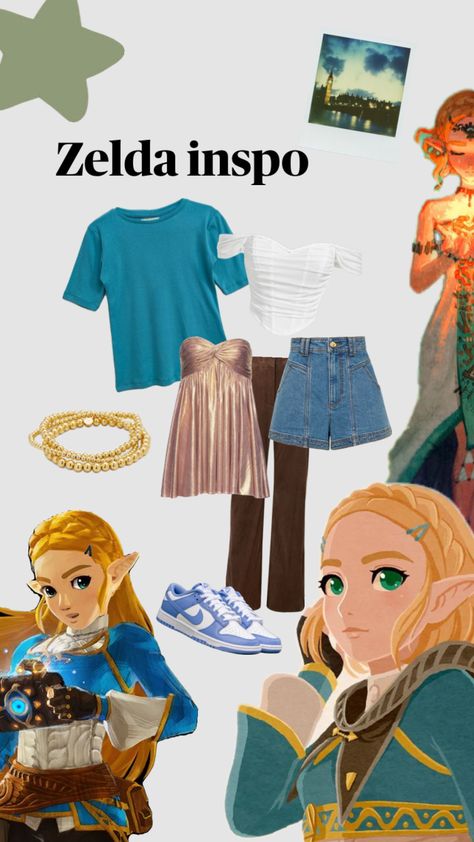 #zelda #outfitinpso #vibes Zelda Halloween Costumes, Zelda Inspired Outfits, Zelda Costumes, Zelda Costume, Princesa Zelda, Easy Cosplay, Zelda Cosplay, Casual Cosplay, Princess Outfits