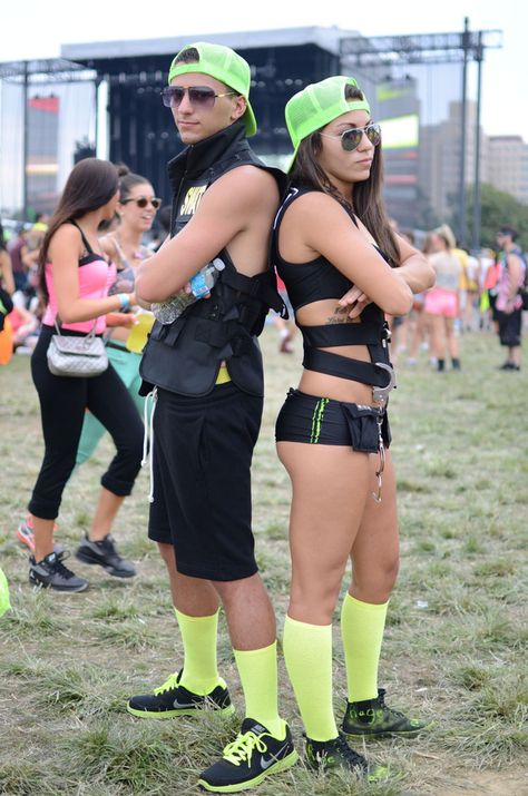 Keagan and Kiana | 53 Examples Of The Amazing Innovations In Rave Style Matching Festival Outfits Couples, Matching Rave Outfits Couple, Matching Festival Outfits, Couple Rave Outfits, Rave Couple Outfits, Couple Festival Outfits, Music Festival Outfits Rave, Rave Couple, Matching Rave Outfits