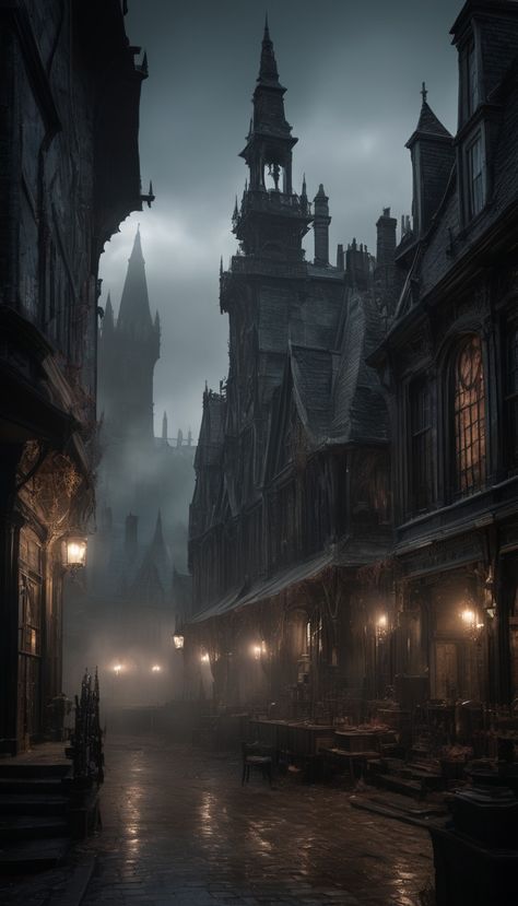 Victorian City Concept Art, Gothic City Concept Art, Gothic Victorian Architecture, Victorian Architecture Aesthetic, Candela Obscura Aesthetic, Bloodborne City, Gothic Architecture Wallpaper, Bloodborne Architecture, Eldritch City