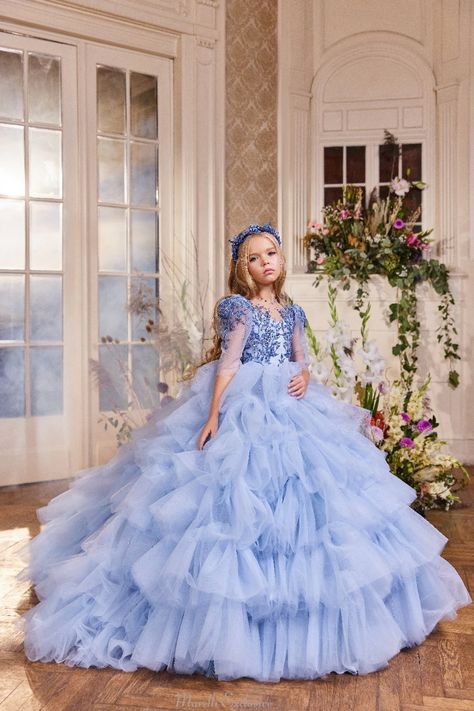 Pentelei 3407 https://www.marelliexclusive.boutique/products/pentelei-3407 Kids Pageant Dresses, Custom Gown, Unique Prom Dresses, Gowns For Girls, Trendy Fashion Outfits, Pageant Dress, Trendy Fashion Women, Dream Dress, Eminem