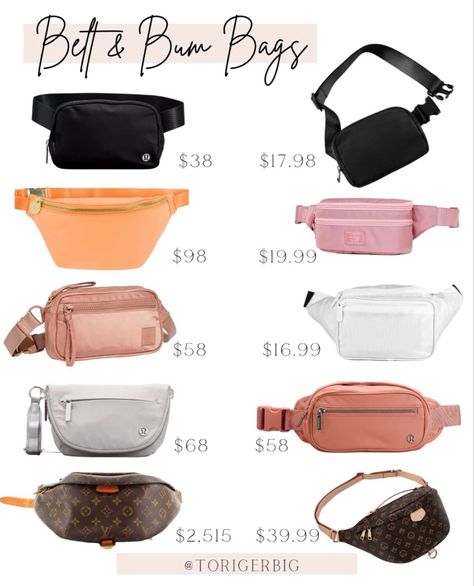 Fanny Pack Walmart, Beis Belt Bag, Lv Belt Bag Outfit, Designer Belt Bags, Womens Belt Bag, Louis Vuitton Belt Bag Outfit, Best Belt Bag For Women, Lv Bumbag Outfit, Belt Bag Essentials