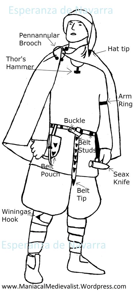 Accessories for Men An introduction to common accessories found in Viking graves to help the reenactor put together a kit to look more like a Viking. The drawings are my own – please do not s… Viking Halloween Costume, Vikings Halloween, Norse Clothing, Men Shopping, Viking Party, Viking Aesthetic, Costume Viking, Historical Viking, Viking Cosplay