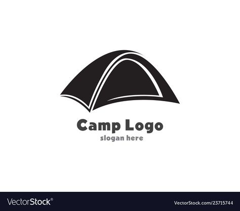 Tent Icon, Tent Logo, Camping Logo, Nova Logo, Bnai Mitzvah, Camp Logo, Logo Idea, Black Logo, Logo Icons