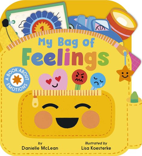 Feelings Book, Social Themes, Children Books, Different Emotions, Book Writer, Board Book, My Bag, Kids' Book, Book Synopsis