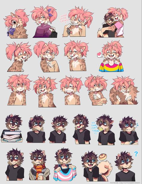 Raccoon Fursona, Emote Expressions, Raccoon Oc, Anthro Reference, Stickers Telegram, Trans Art, Animal Artwork, Digital Art Beginner, Pride Stickers