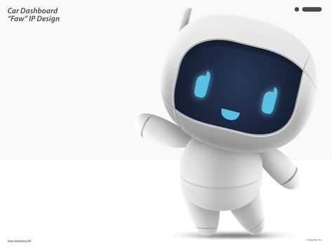 Ip by CJW Cute Robot Design, Ip Design, Intelligent Robot, Mascot Design, Robot Design, Robots Concept, Vinyl Toys, 3d Modelling, Designer Toys