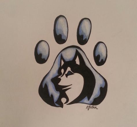 Husky Pencil Drawing, Siberian Husky Tattoo, Huskies Puppies, Husky Tattoo, Husky Art, Husky Drawing, Jagua Henna, My Husky, Cutest Animals