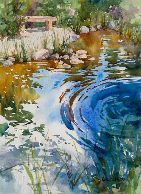 Award Of Excellence, Plein Air Watercolor, Drawing Scenery, Watercolor Art Landscape, Plein Air Landscape, Watercolor Winter, Colorado Artists, Watercolor Water, Watercolour Inspiration