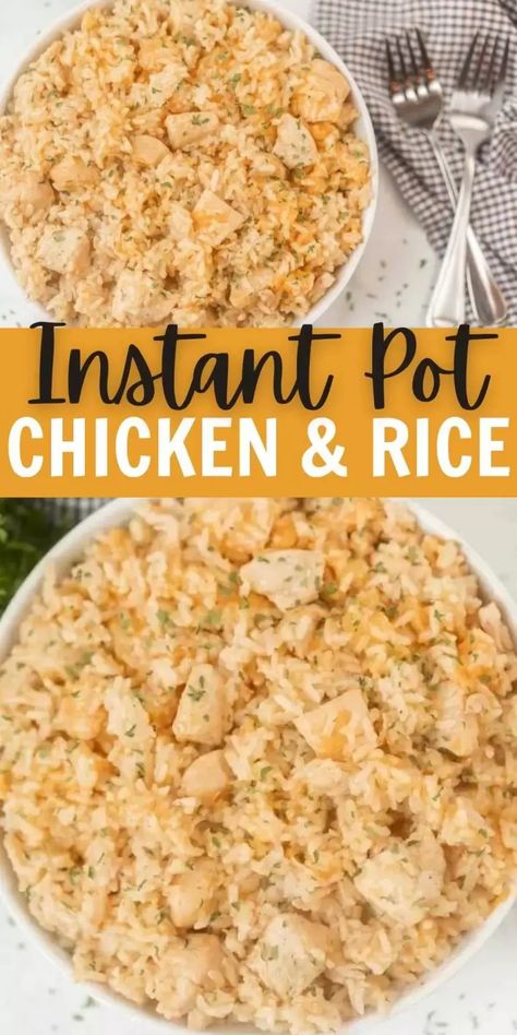 Cream Of Chicken Rice, Chicken And Rice Instant Pot, Chicken Breast Instant Pot Recipes, Cheesy Chicken And Rice Casserole, Instant Pot Chicken And Rice, Rice Instant Pot, Cheesy Chicken And Rice, Frozen Chicken Recipes, Chicken And Rice Recipe