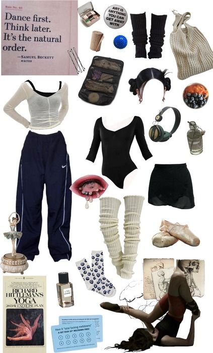 dance ballet ballerina dancer Outfit | ShopLook Off Duty Dancer Style, Jazz Outfit Dance, Modern Ballet Outfit, Ballerina Off Duty Style Outfit, Dark Ballerina Outfit, Ballet Class Outfit Aesthetic, Grunge Ballet Aesthetic, Dance Practice Outfits Ballet, Dance Outfits Practice Ballet