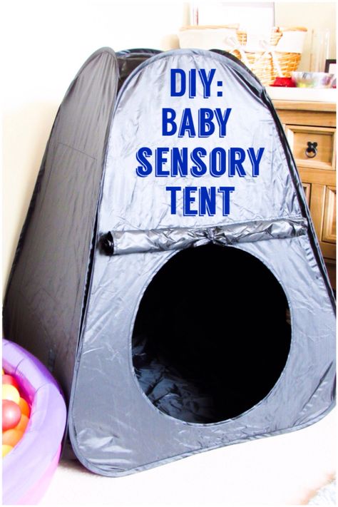 DIY: BABY SENSORY TENT FOR UNDER £20! Sensory Tent Diy, Sensory Tent Ideas, Tent At Home, Sensory Tent, Vintage Wedding Decorations Diy, Early Learning Environments, Diy Baby Gate, Diy Wedding Favors Cheap, Sensory Wall