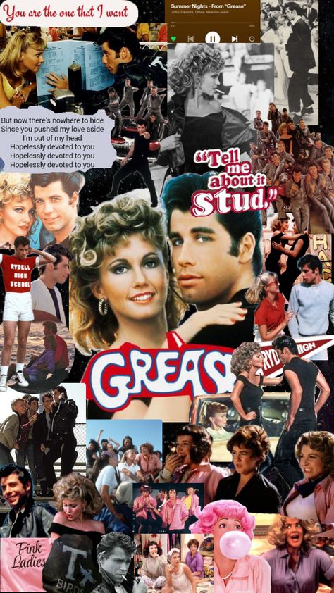 #vintage #vibes ##music #wallpaper #quotes #movies #tv #grease Grease Musical, Music Wallpaper, Vintage Vibes, Wallpaper Quotes, Grease, Musical, Tv, Quotes, Music