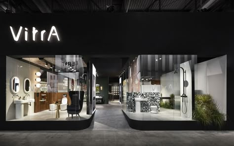 VitrA | Salone Del Mobile 2022 Showroom Interior Design, Bathroom Design Luxury, Stand Design, Booth Design, Ceramic Tiles, Bathroom Design, Showroom, Interior Design, Design