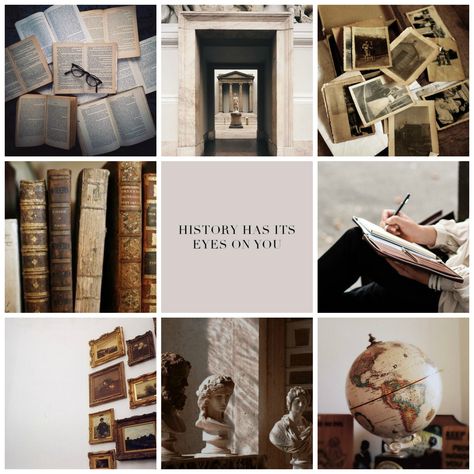 History aesthetic collage by me Archaeology Aesthetic Wallpaper, History Students Aesthetic, Archaeologist Aesthetic Wallpaper, Archeologists Aesthetics, Art History Student Aesthetic, History Student, Archaeologist Aesthetic, History Student Aesthetic, Art History Aesthetic