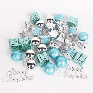 Tiffany Christmas, Clear Ornament Balls, Luxury Ornaments, Turquoise Branding, Red Christmas Decor, Clear Ornaments, Christmas Clothing, Ball Decorations, Felt Garland