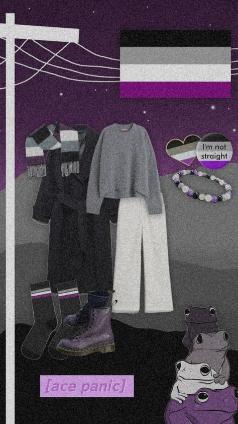 @tismpebbles here’s your outfit inspired by the asexual flag! #asexual #ace #pride #queer #outfit #outfitinspo #clothes #fyp Asexual Flag, Ace Flag, Ace Pride, Outfit Inspired, Your Outfit, Flag, Outfit Inspo, Clothes