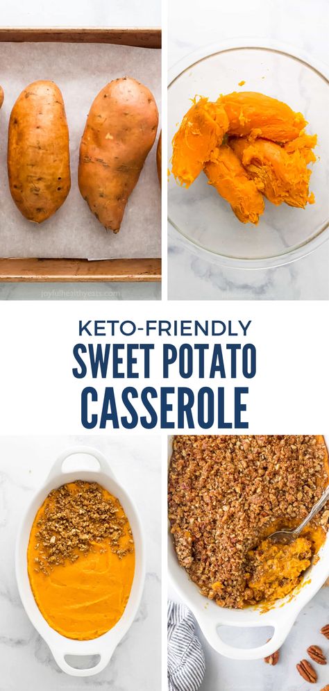 Indulge in the cozy flavors of the season with our Keto-Friendly Sweet Potato Casserole! This low-carb twist on a classic favorite is perfect for those looking to enjoy the warmth of sweet potatoes while staying on track with their keto lifestyle. With creamy textures and delightful cinnamon-spiced goodness, it's a guilt-free dish that will make your holiday gatherings even more special. Click to discover the full recipe and savor the joy of healthy holiday feasting! Organic Sweet Potato Casserole, Thm Sweet Potato Casserole, Sweet Potato Casserole For Diabetics, Refined Sugar Free Sweet Potato Casserole, Keto Sweet Potato Casserole Low Carb, Clean Sweet Potato Casserole, Sweet Potato Casserole Sugar Free, Low Calorie Sweet Potato Casserole, No Sugar Sweet Potato Casserole